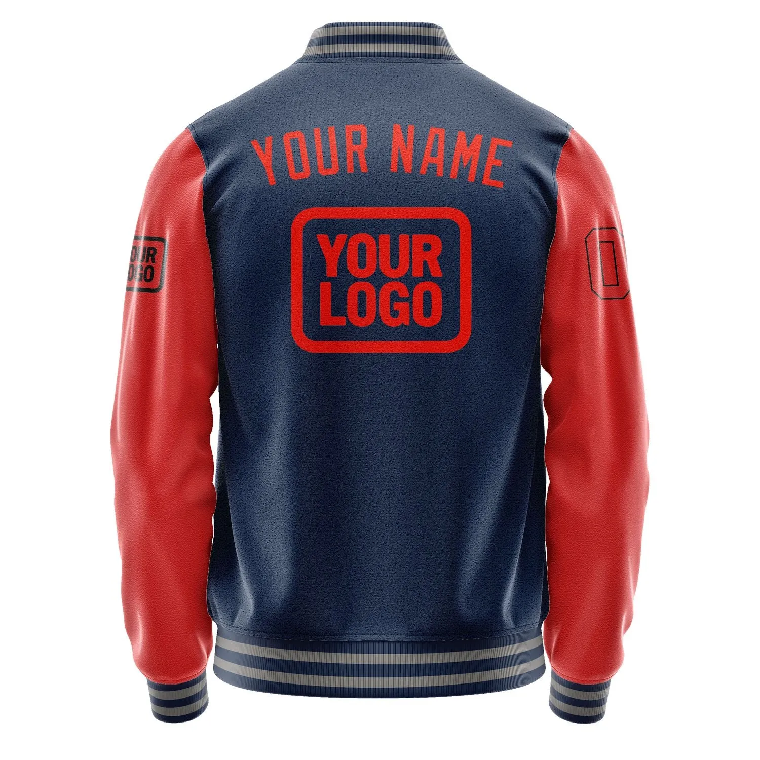 Custom Blue Orange Red Jacket sold by Tailorly product image thumbnail 4