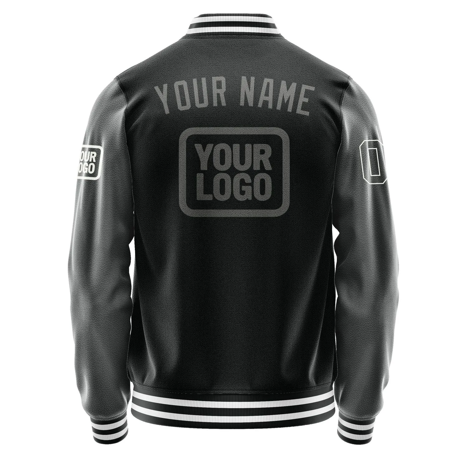 Custom Black Dark Grey Jacket sold by Tailorly product image thumbnail 4