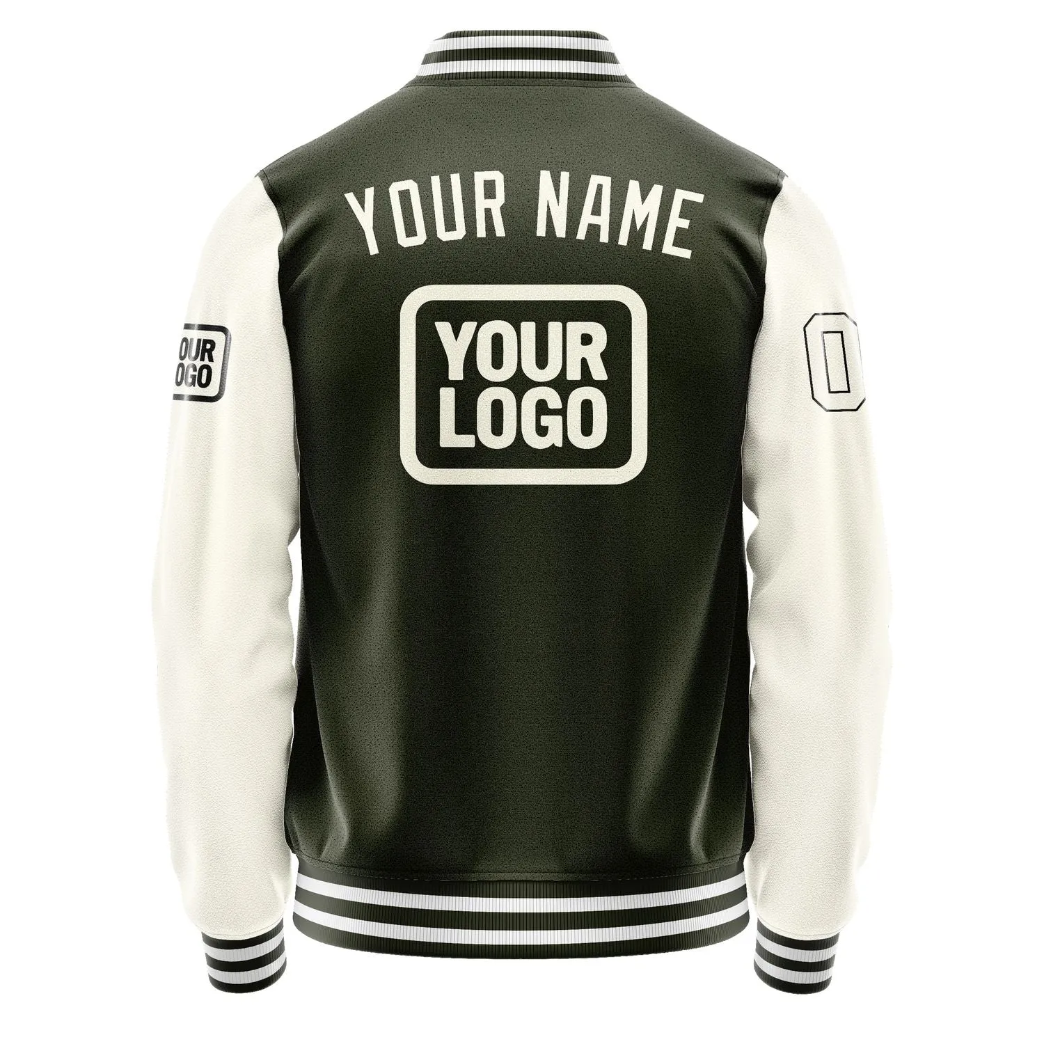 Custom Olive Cream Jacket sold by Tailorly product image thumbnail 4