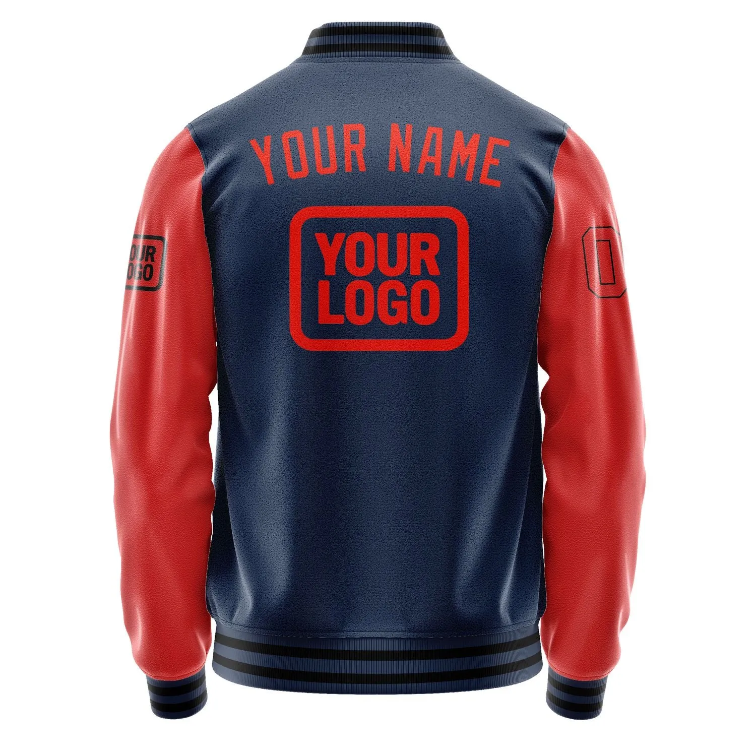 Custom Blue Orange Red Jacket sold by Tailorly product image thumbnail 4