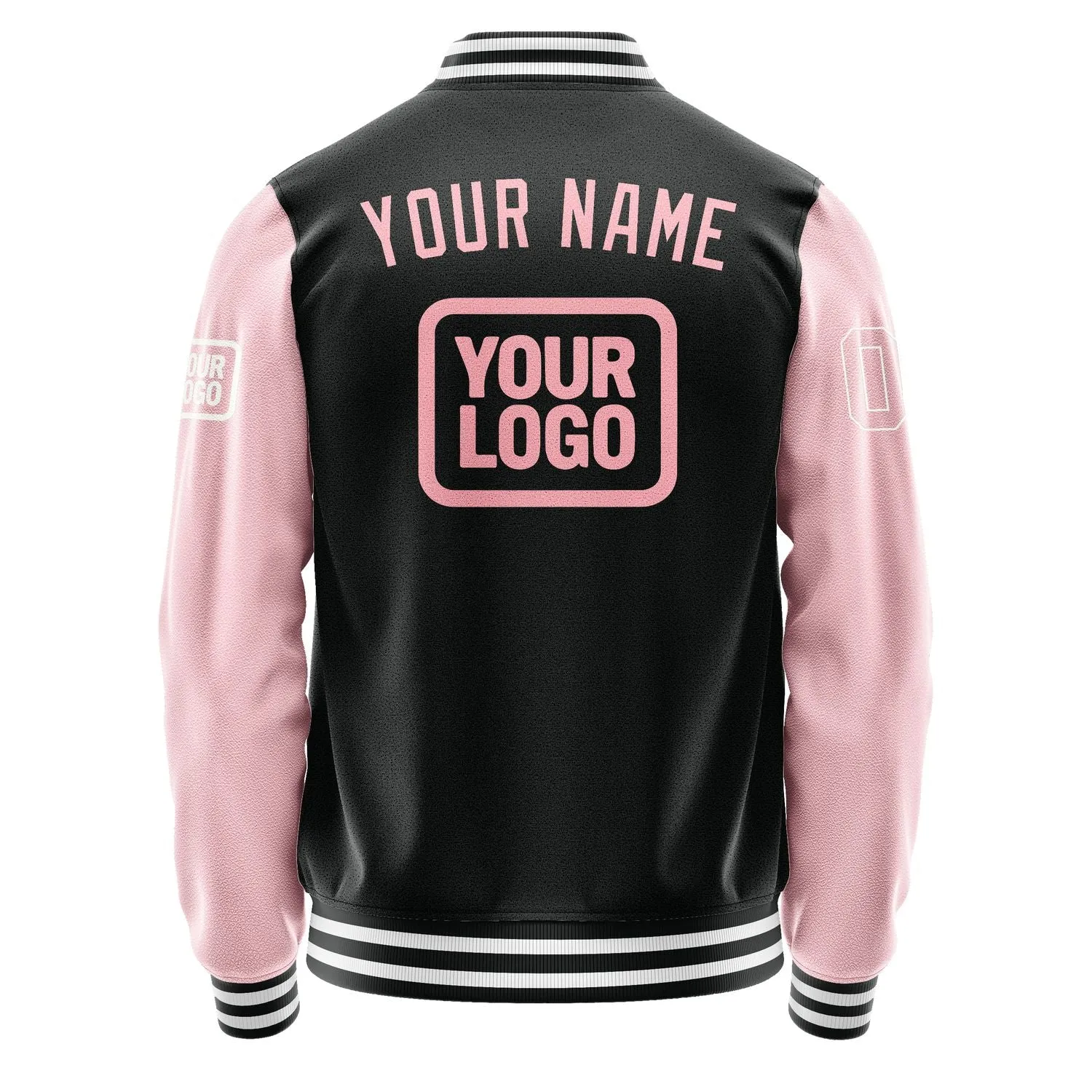 Custom Black Light Pink Jacket sold by Tailorly product image thumbnail 4
