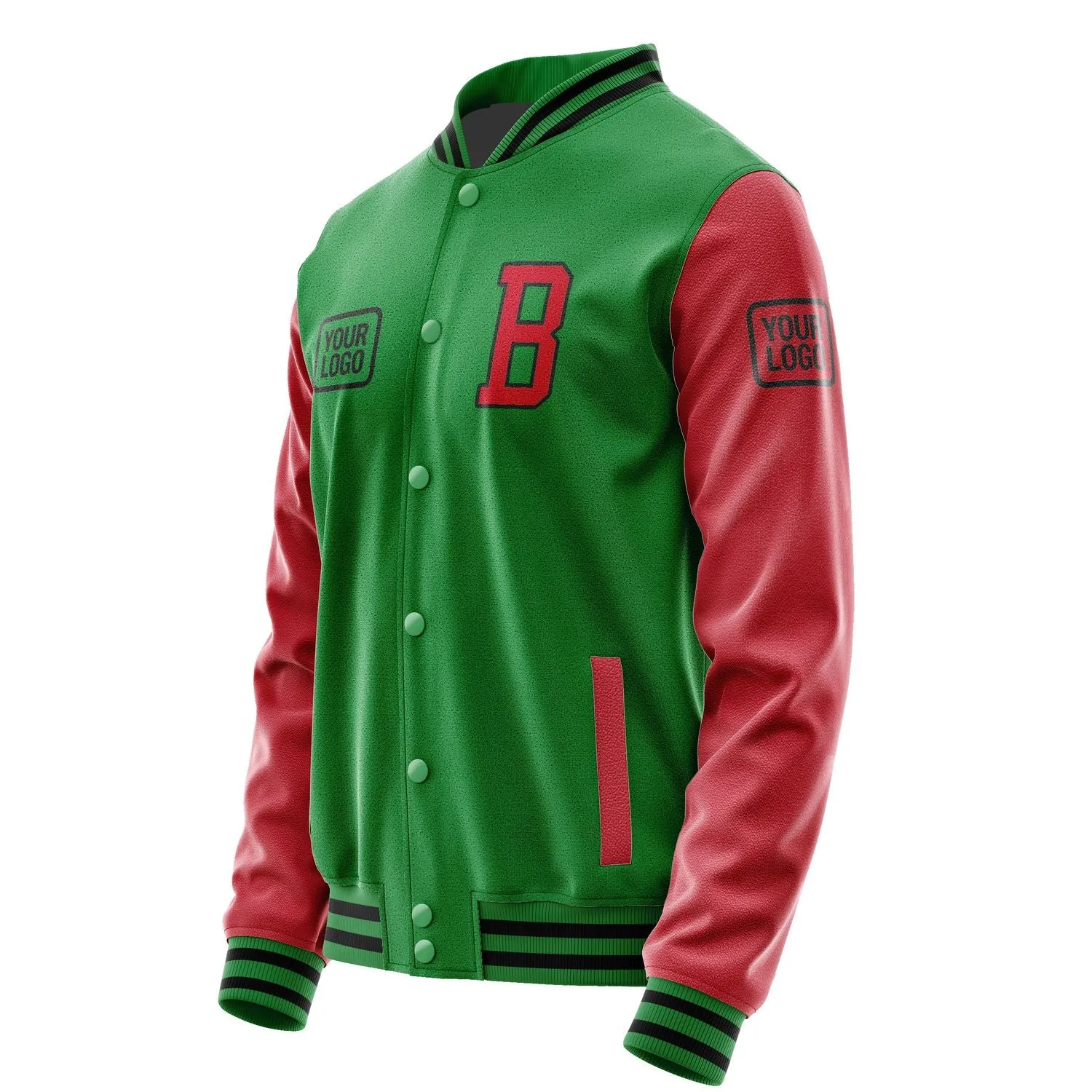 Custom Emerald Green Red Jacket sold by Tailorly product image thumbnail 3