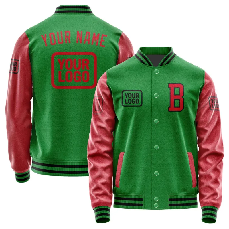 Custom Emerald Green Red Jacket sold by Tailorly