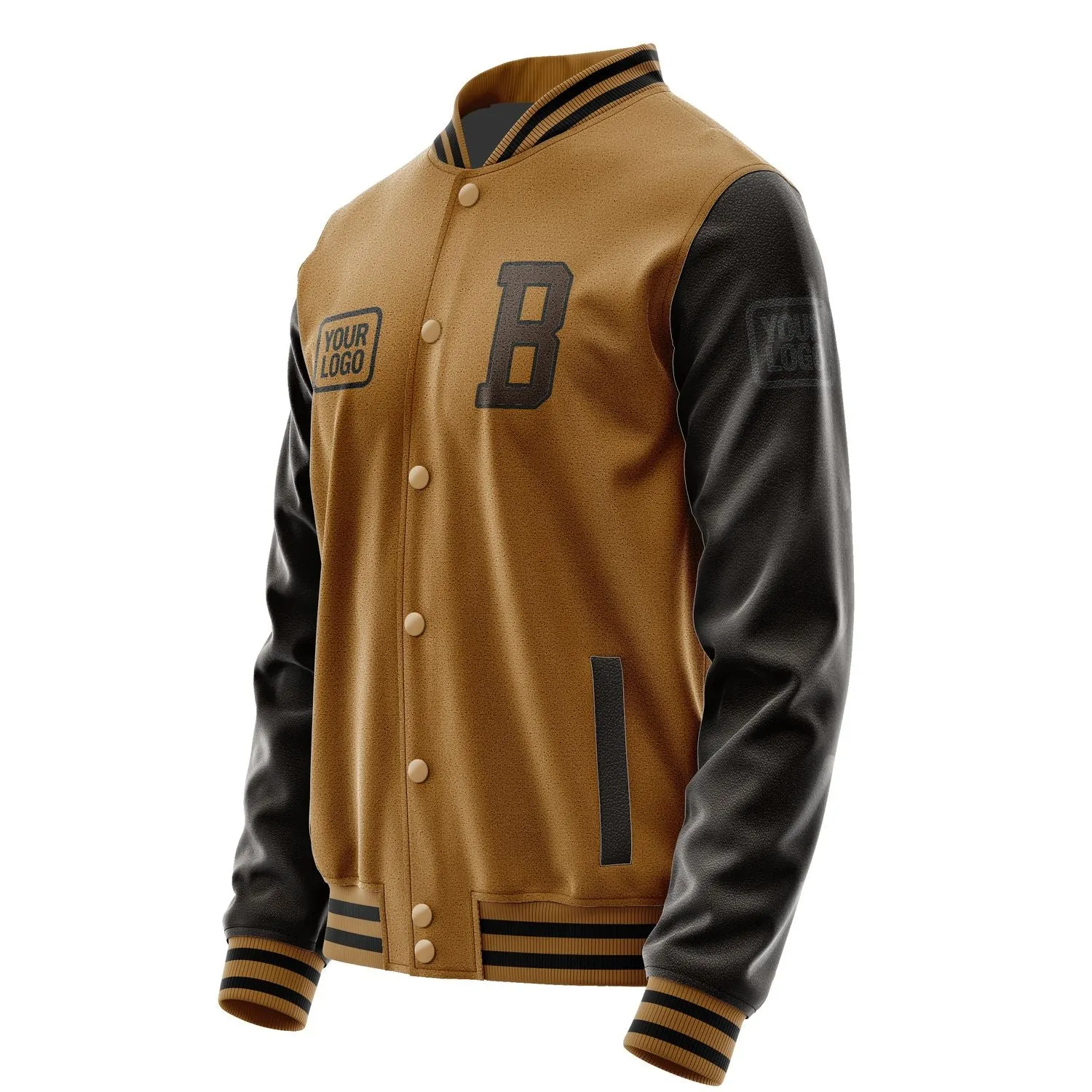 Custom Khaki Brown Jacket sold by Tailorly product image thumbnail 3