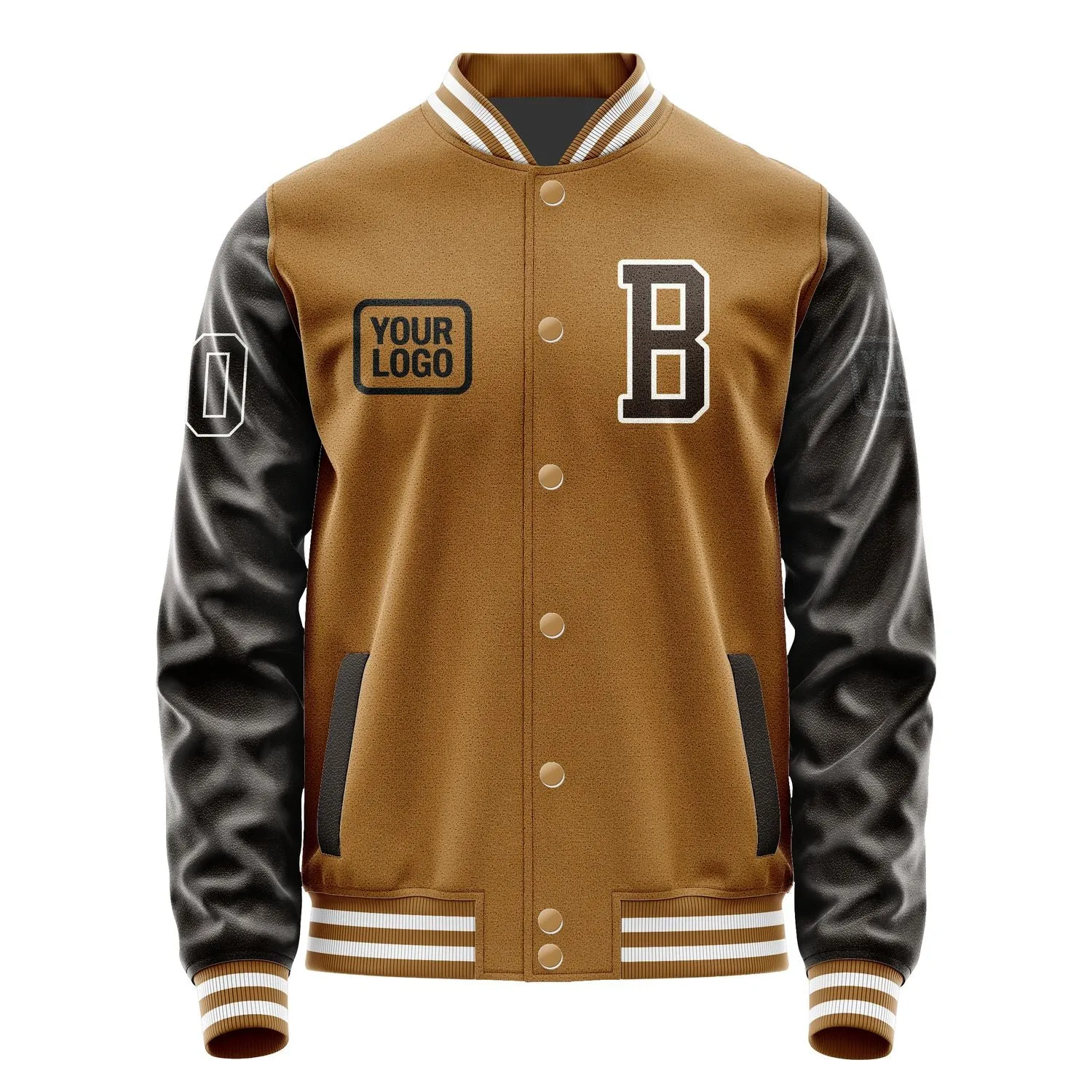 Custom Khaki Brown Jacket sold by Tailorly product image thumbnail 2