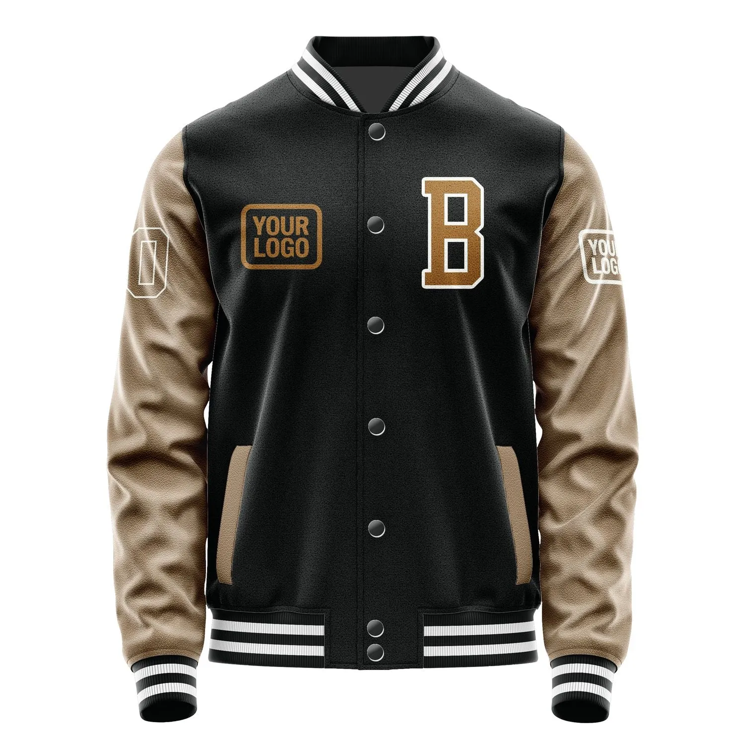 Custom Black Khaki Jacket sold by Tailorly product image thumbnail 2