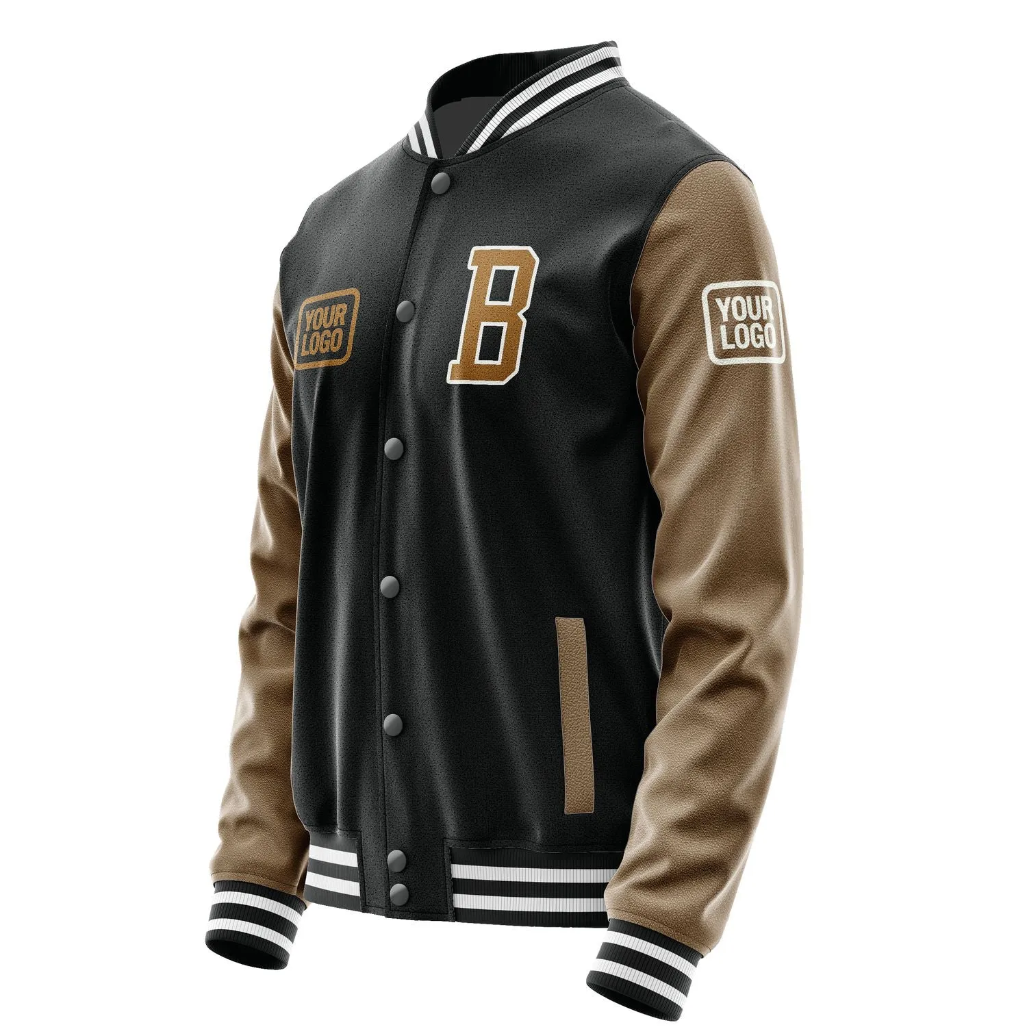 Custom Black Khaki Jacket sold by Tailorly product image thumbnail 3