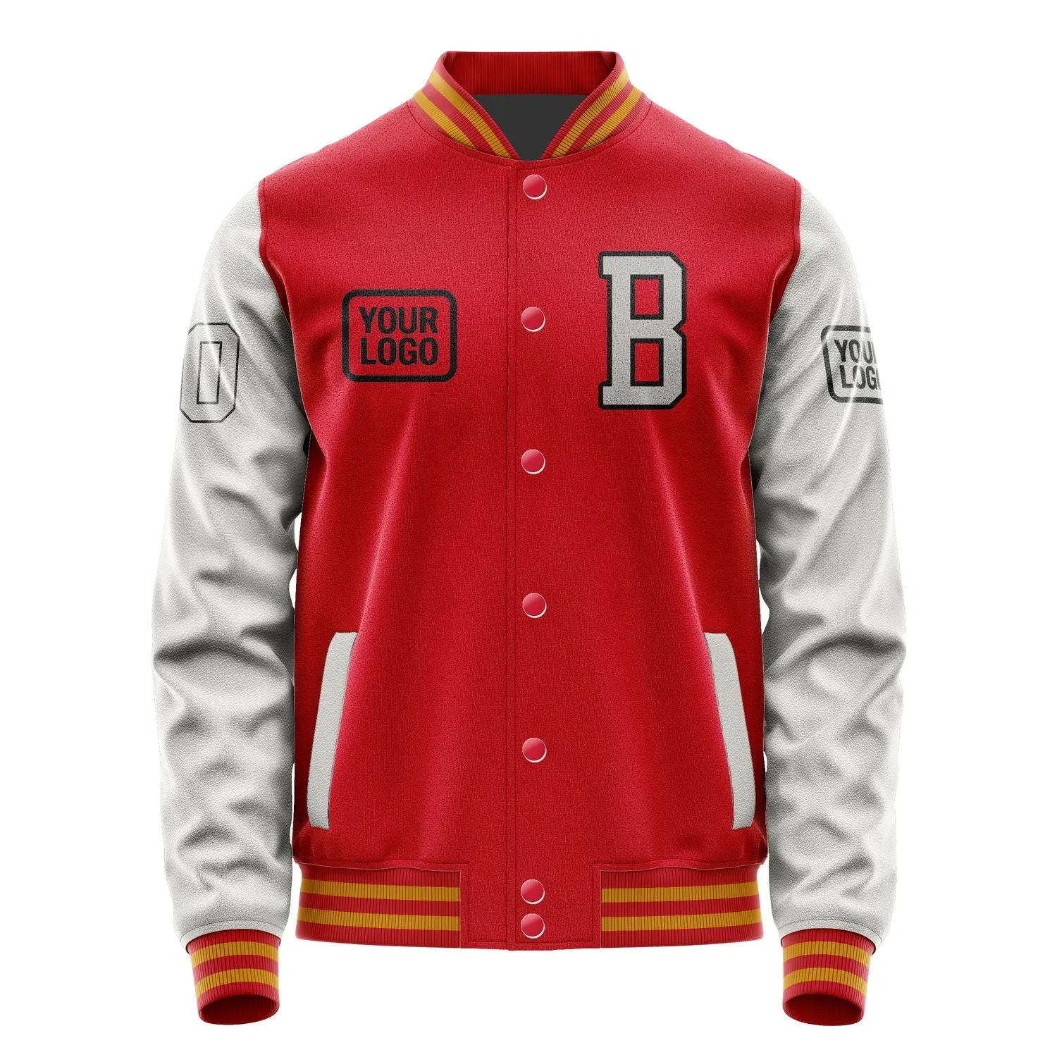 Custom Red Gray Jacket sold by Tailorly product image thumbnail 2