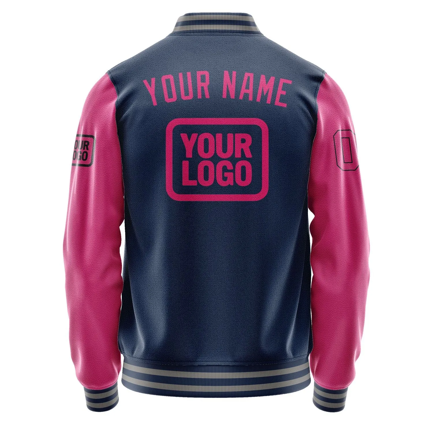 Custom Blue Pink Jacket sold by Tailorly product image thumbnail 4