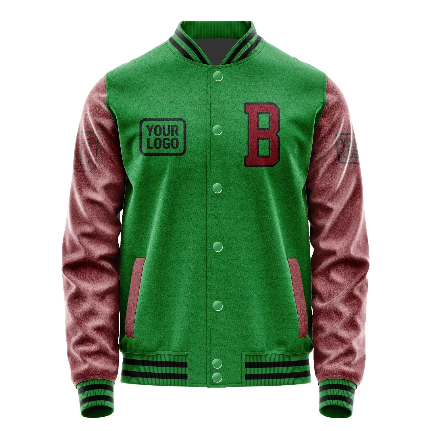 Custom Emerald Green Crimson Red Jacket sold by Tailorly product image thumbnail 2
