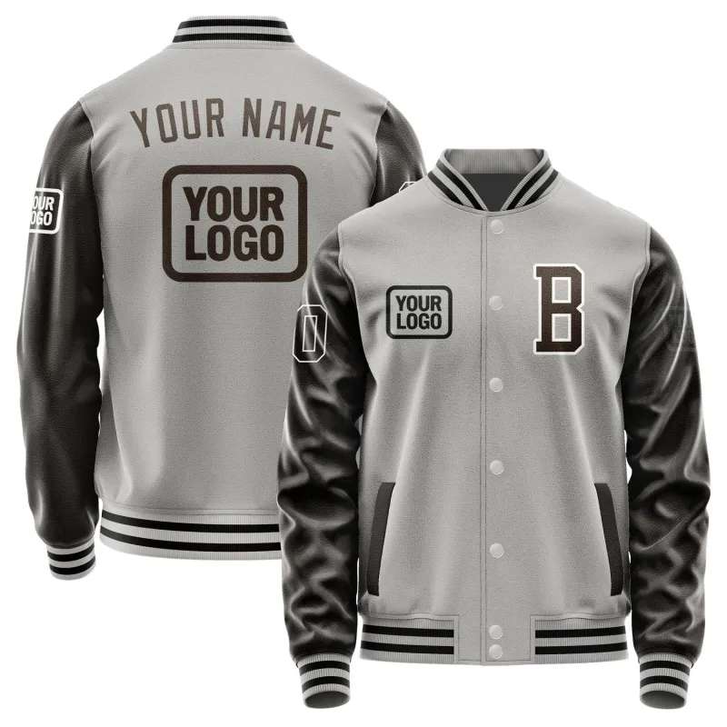 Custom Gray Brown Jacket sold by Tailorly