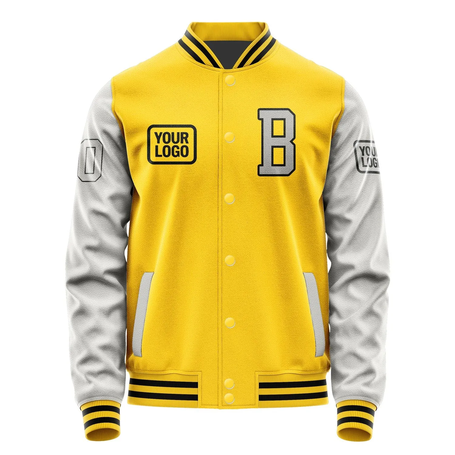 Custom Gold Gray Jacket sold by Tailorly product image thumbnail 2