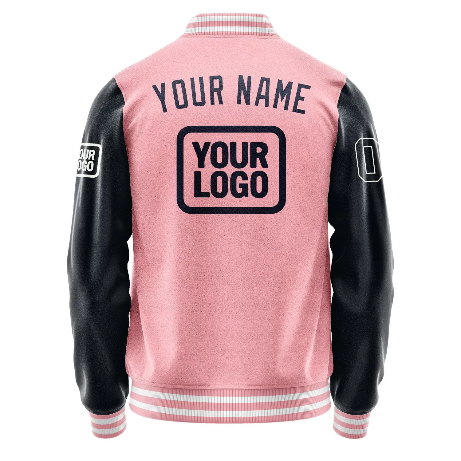 Custom Light Pink Navy Jacket sold by Tailorly product image thumbnail 4