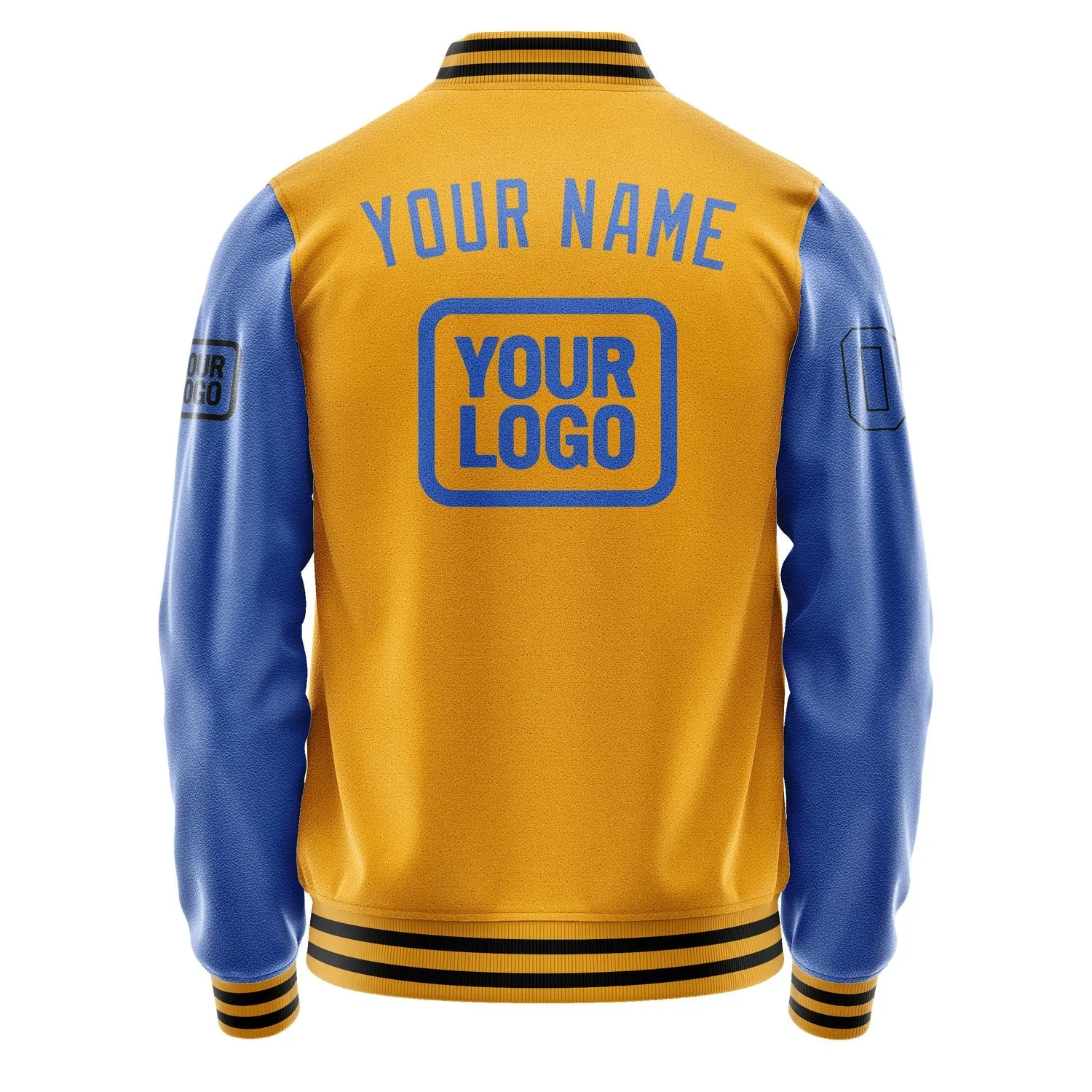 Custom Yellow Sky Blue Jacket sold by Tailorly product image thumbnail 4