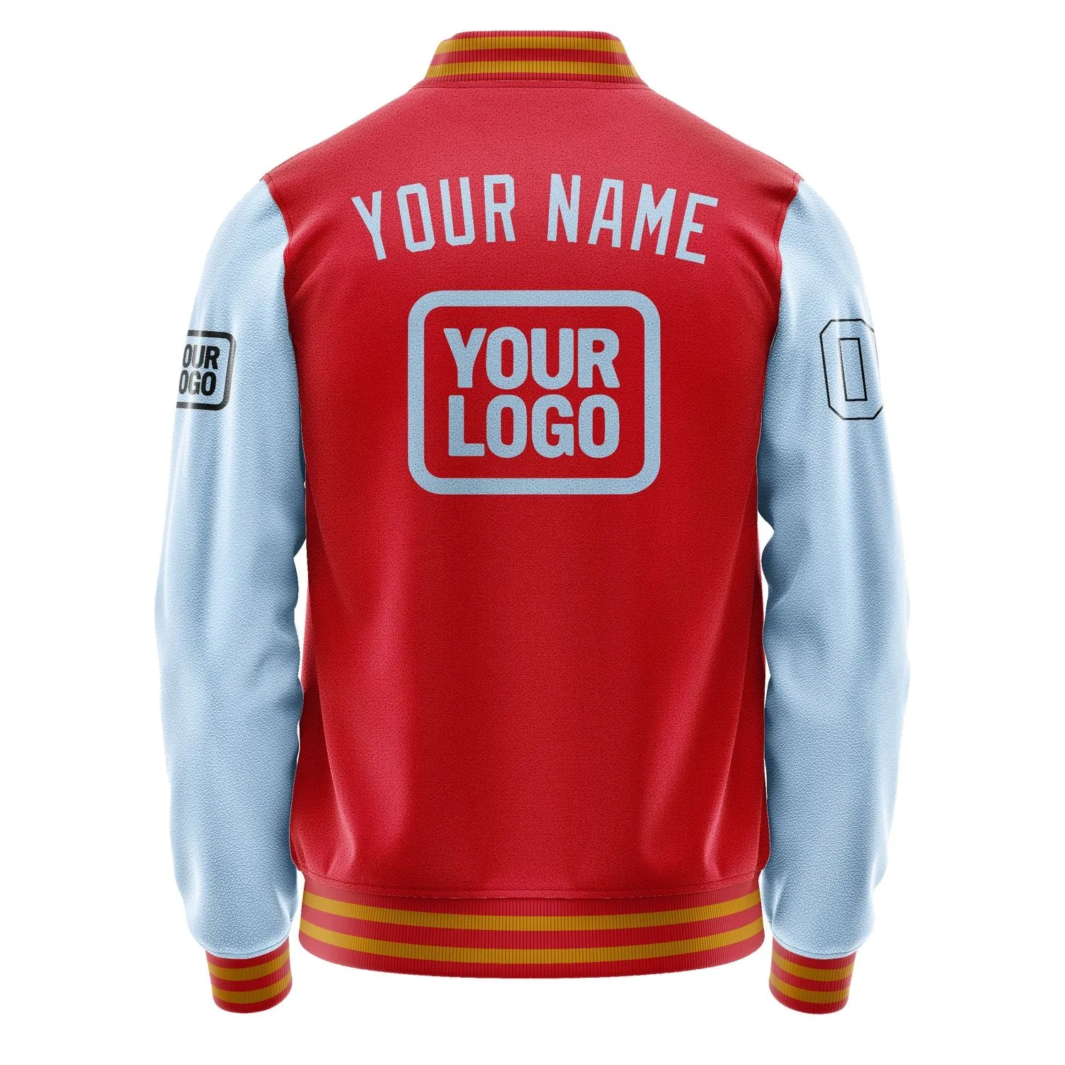 Custom Red Light Blue Jacket sold by Tailorly product image thumbnail 4
