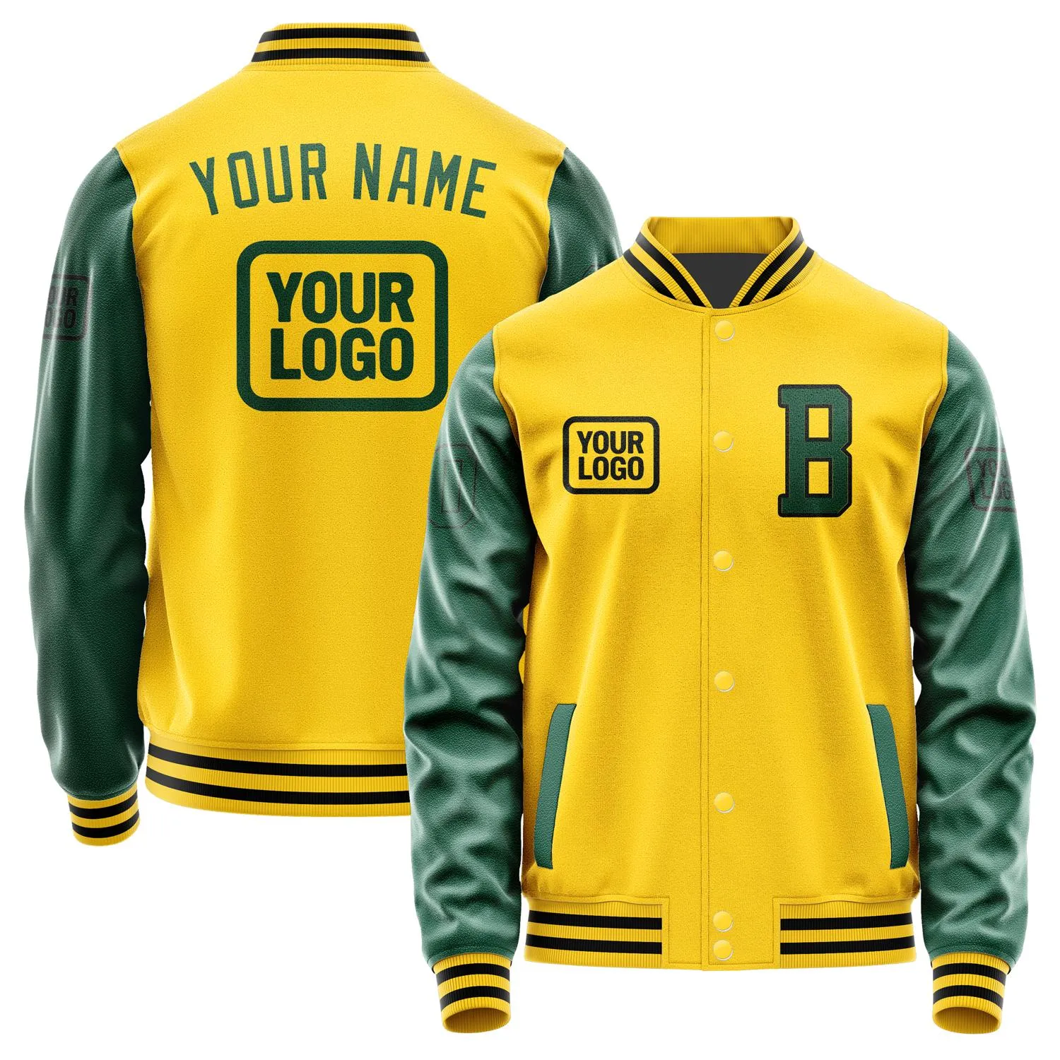 Custom Gold Green Jacket sold by Tailorly