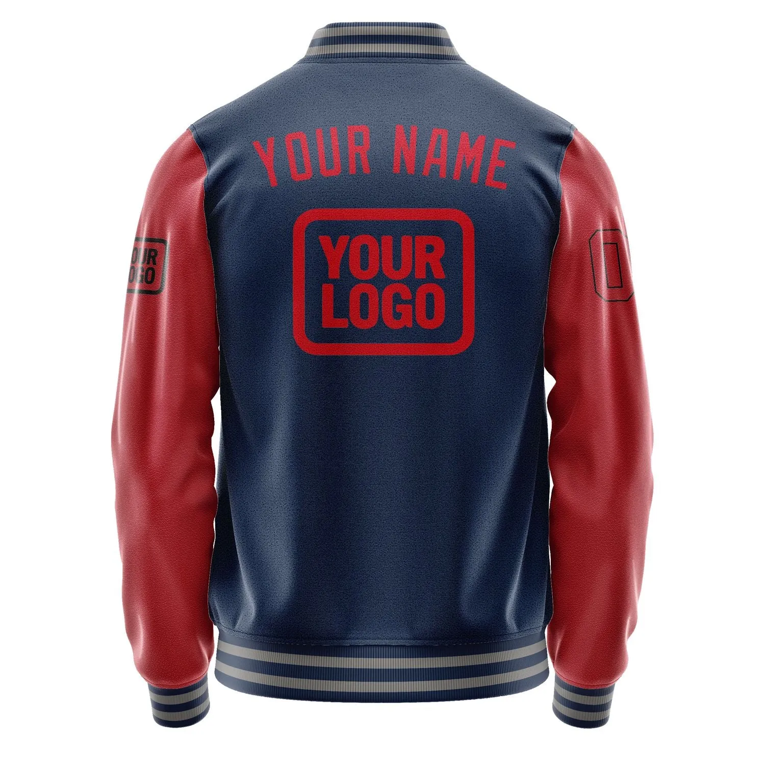 Custom Blue Red Jacket sold by Tailorly product image thumbnail 4