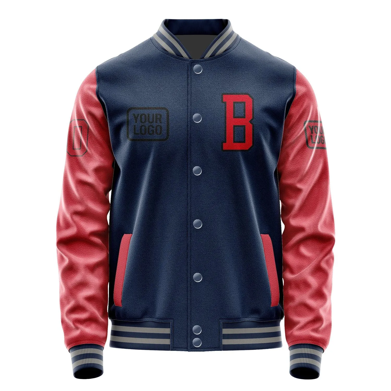 Custom Blue Red Jacket sold by Tailorly product image thumbnail 2