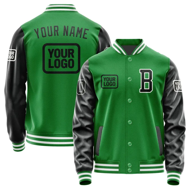 Custom Emerald Green Black Jacket sold by Tailorly