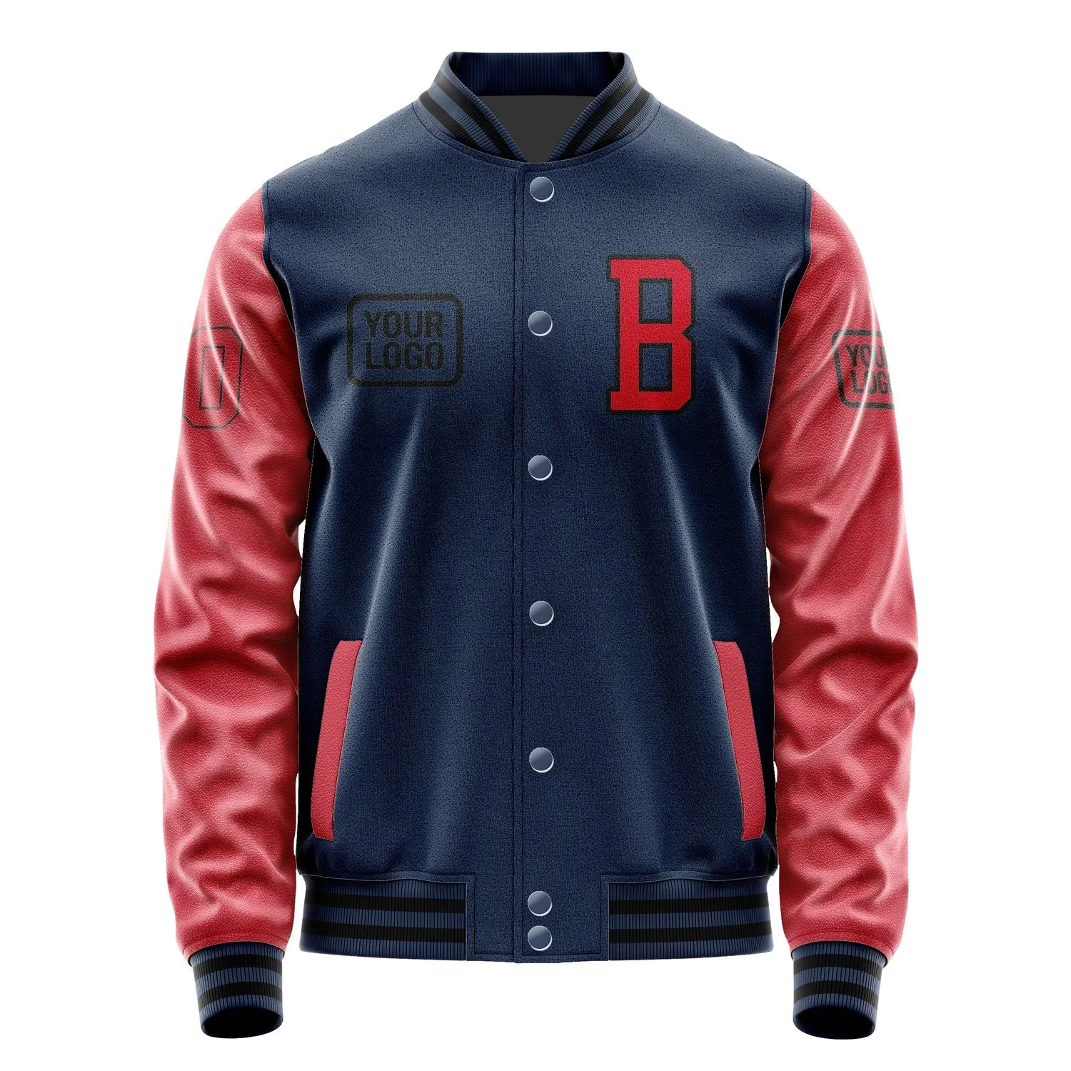 Custom Blue Red Jacket sold by Tailorly product image thumbnail 2