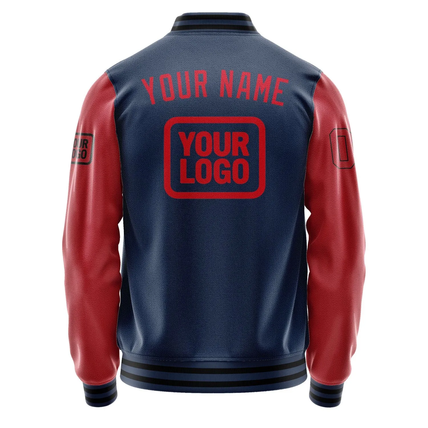 Custom Blue Red Jacket sold by Tailorly product image thumbnail 4