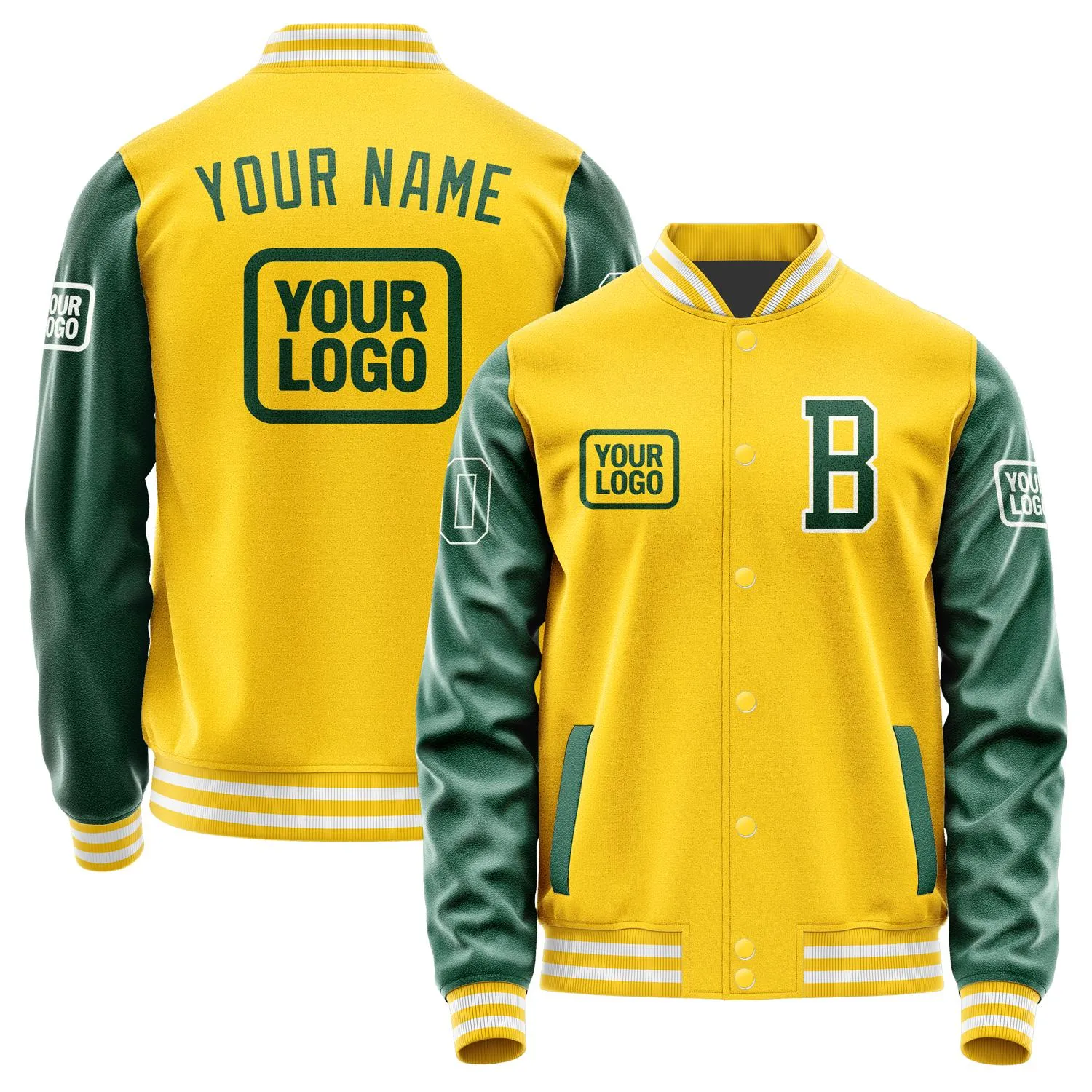 Custom Gold Green Jacket sold by Tailorly