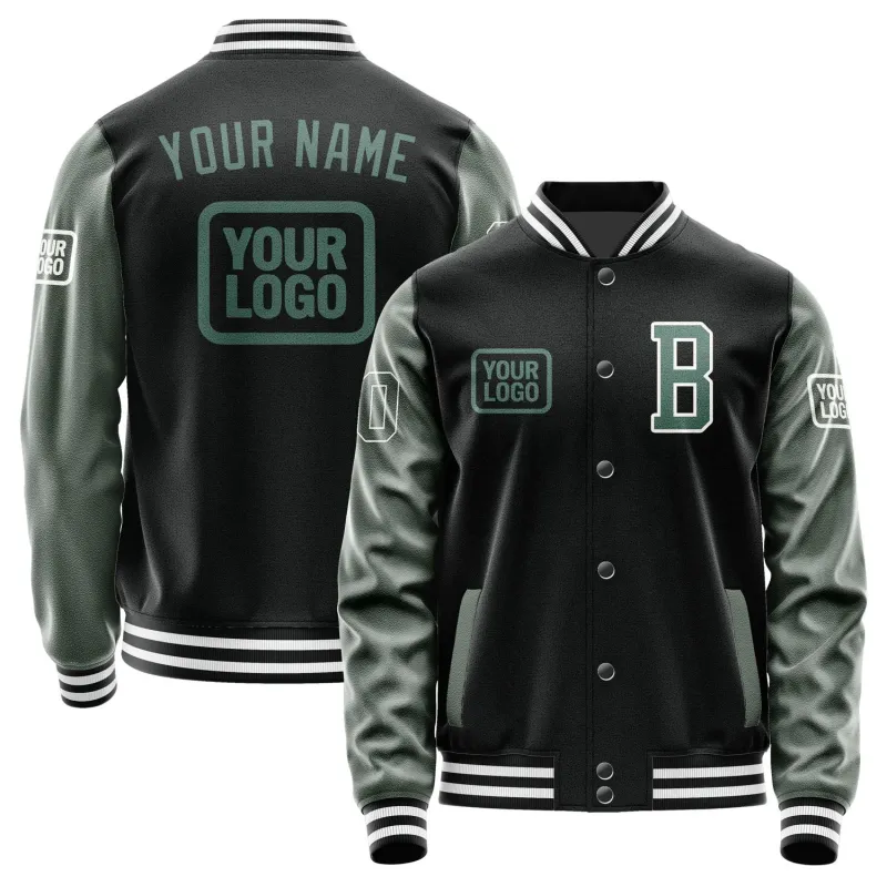 Custom Black Blue Green Jacket sold by Tailorly