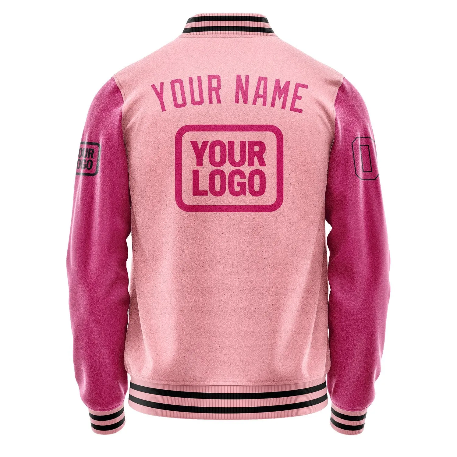 Custom Light Pink Pink Jacket sold by Tailorly product image thumbnail 4