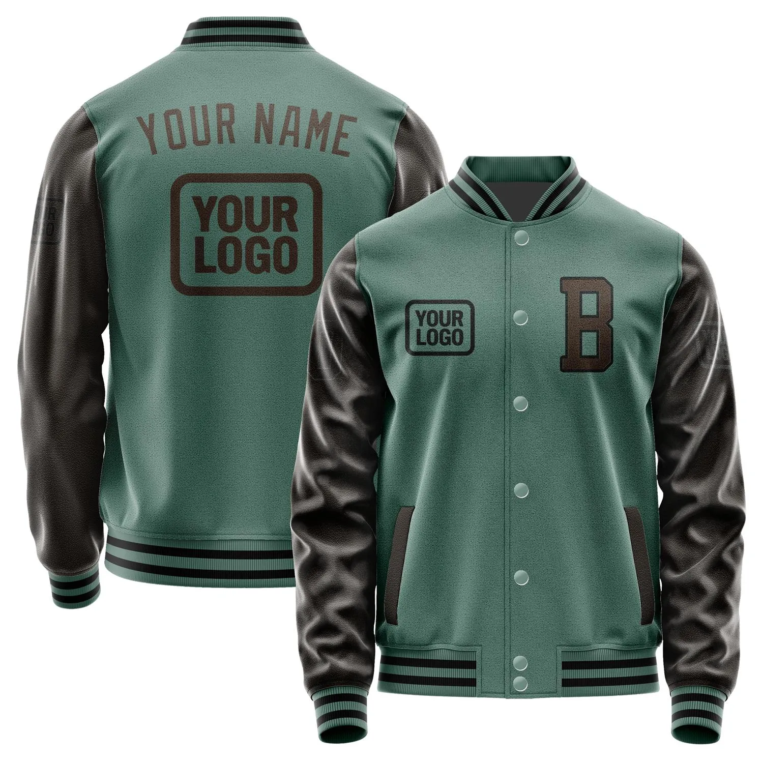 Custom Blue Green Brown Jacket sold by Tailorly