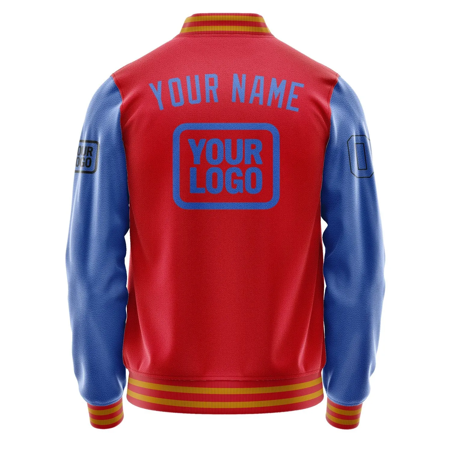 Custom Red Sky Blue Jacket sold by Tailorly product image thumbnail 4