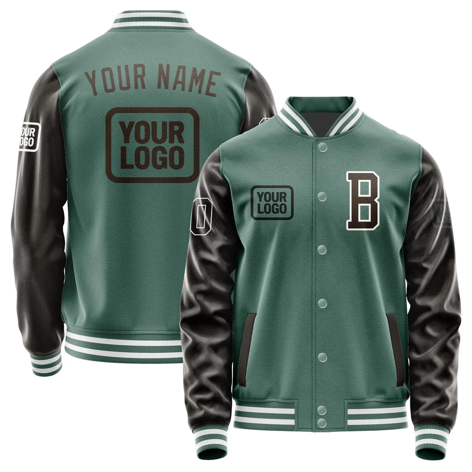 Custom Blue Green Brown Jacket sold by Tailorly