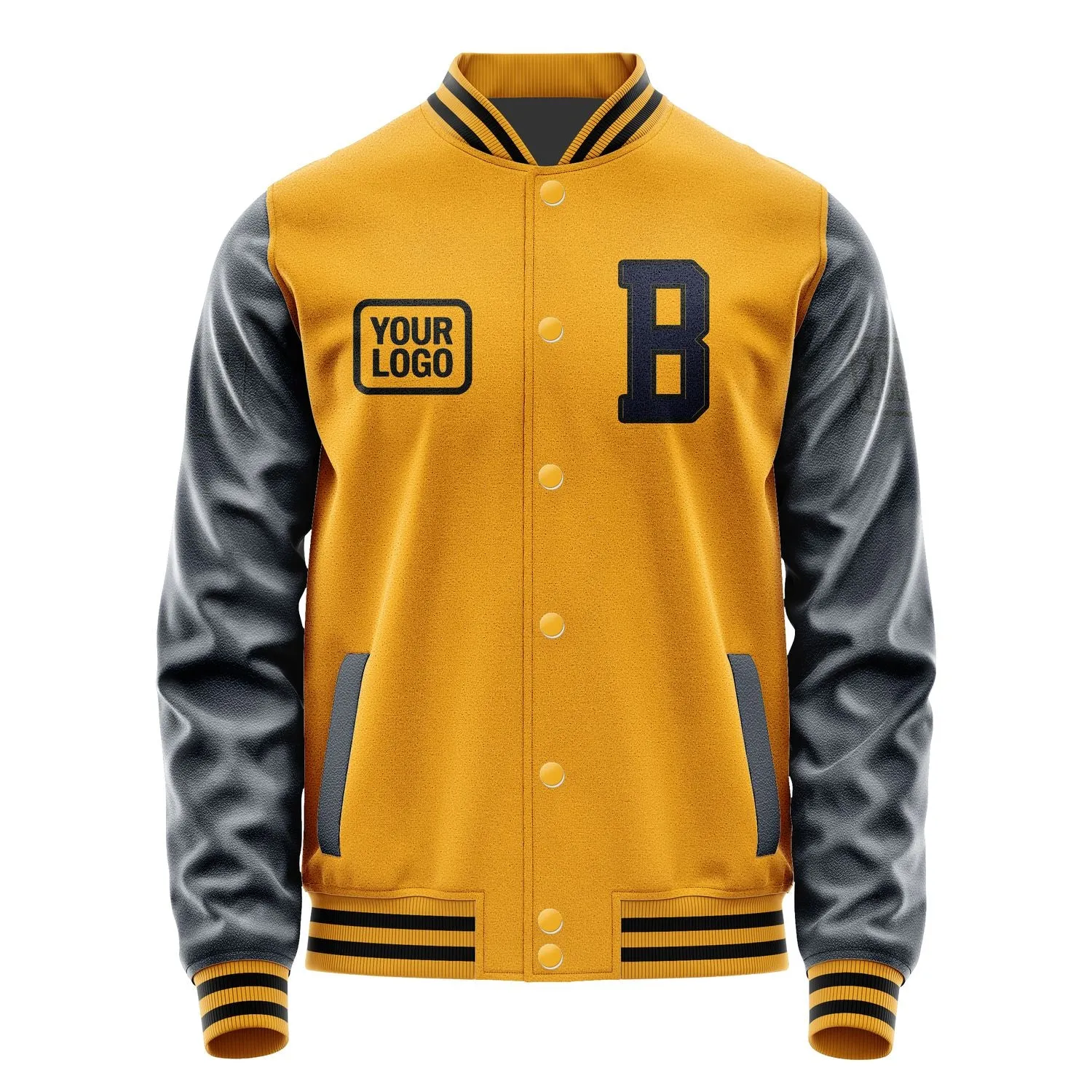 Custom Yellow Navy Jacket sold by Tailorly product image thumbnail 2
