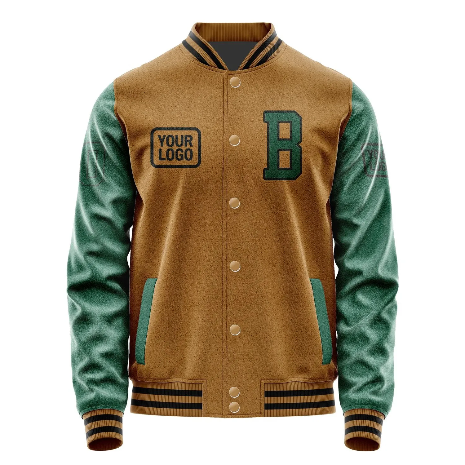 Custom Khaki Green Jacket sold by Tailorly product image thumbnail 2