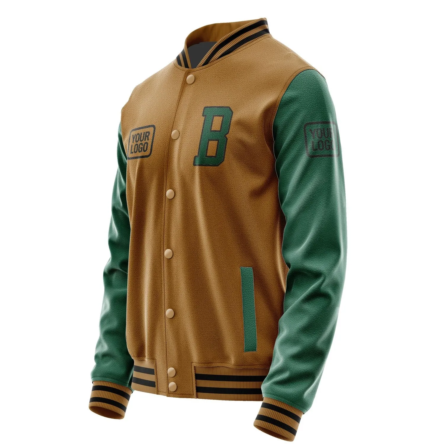Custom Khaki Green Jacket sold by Tailorly product image thumbnail 3