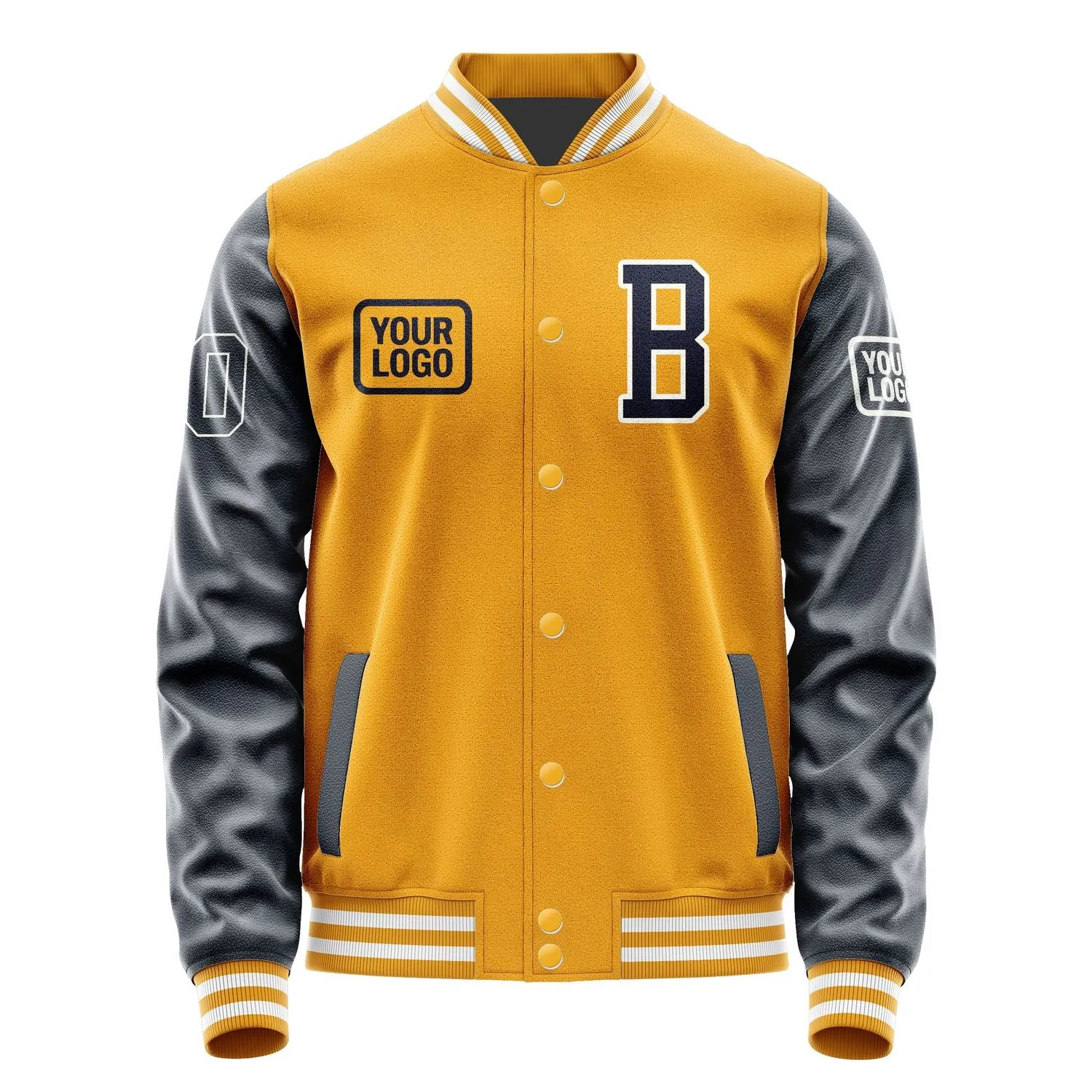 Custom Yellow Navy Jacket sold by Tailorly product image thumbnail 2