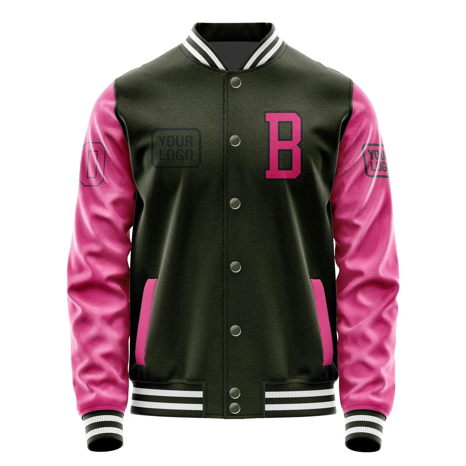 Custom Olive Pink Jacket sold by Tailorly product image thumbnail 2