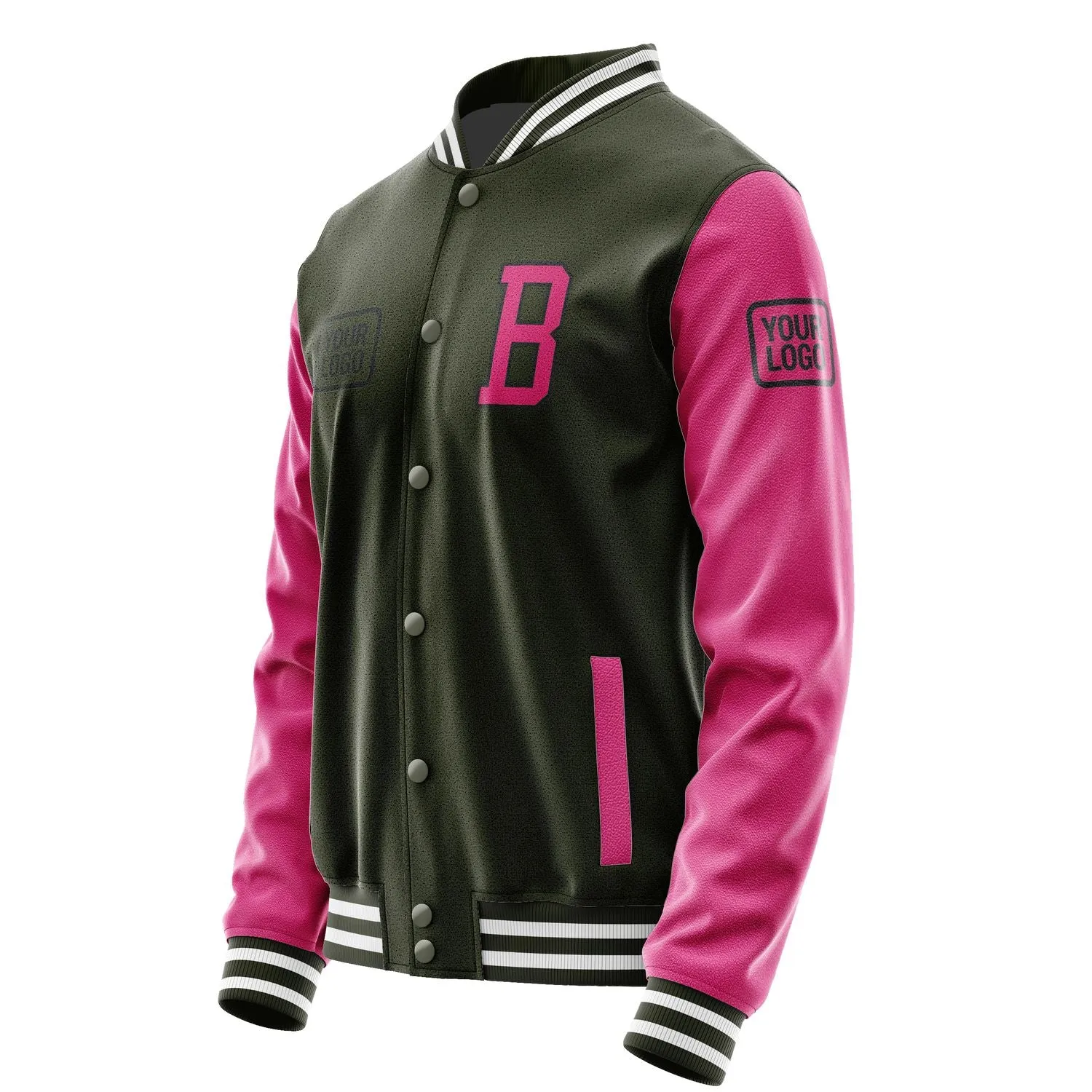 Custom Olive Pink Jacket sold by Tailorly product image thumbnail 3