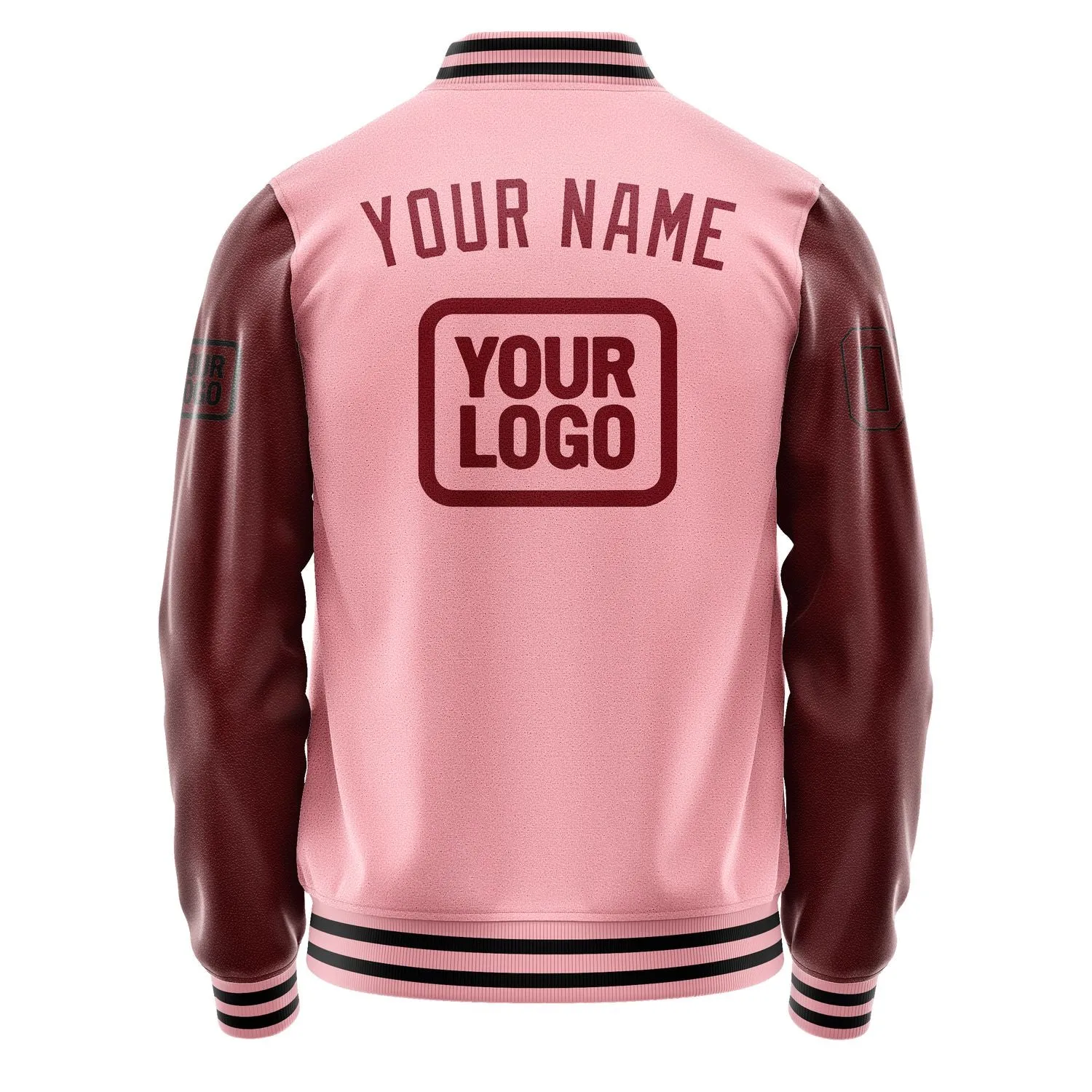 Custom Light Pink Crimson Red Jacket sold by Tailorly product image thumbnail 4