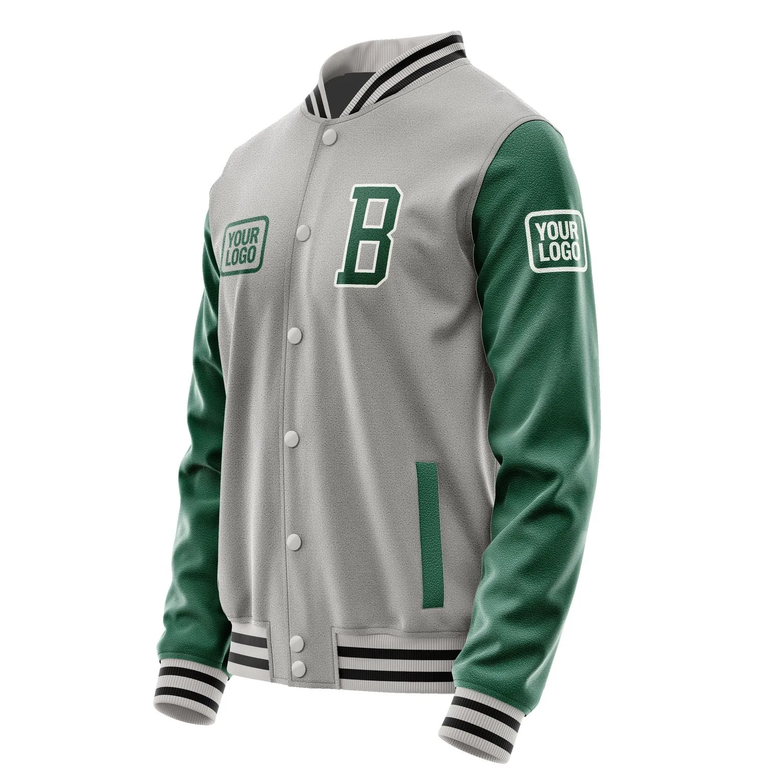 Custom Gray Green Jacket sold by Tailorly product image thumbnail 3