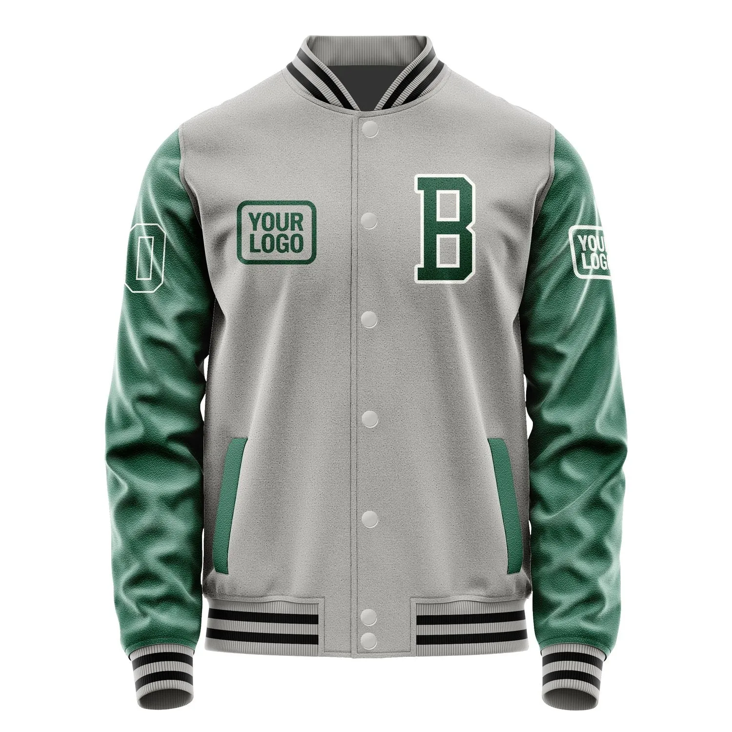 Custom Gray Green Jacket sold by Tailorly product image thumbnail 2
