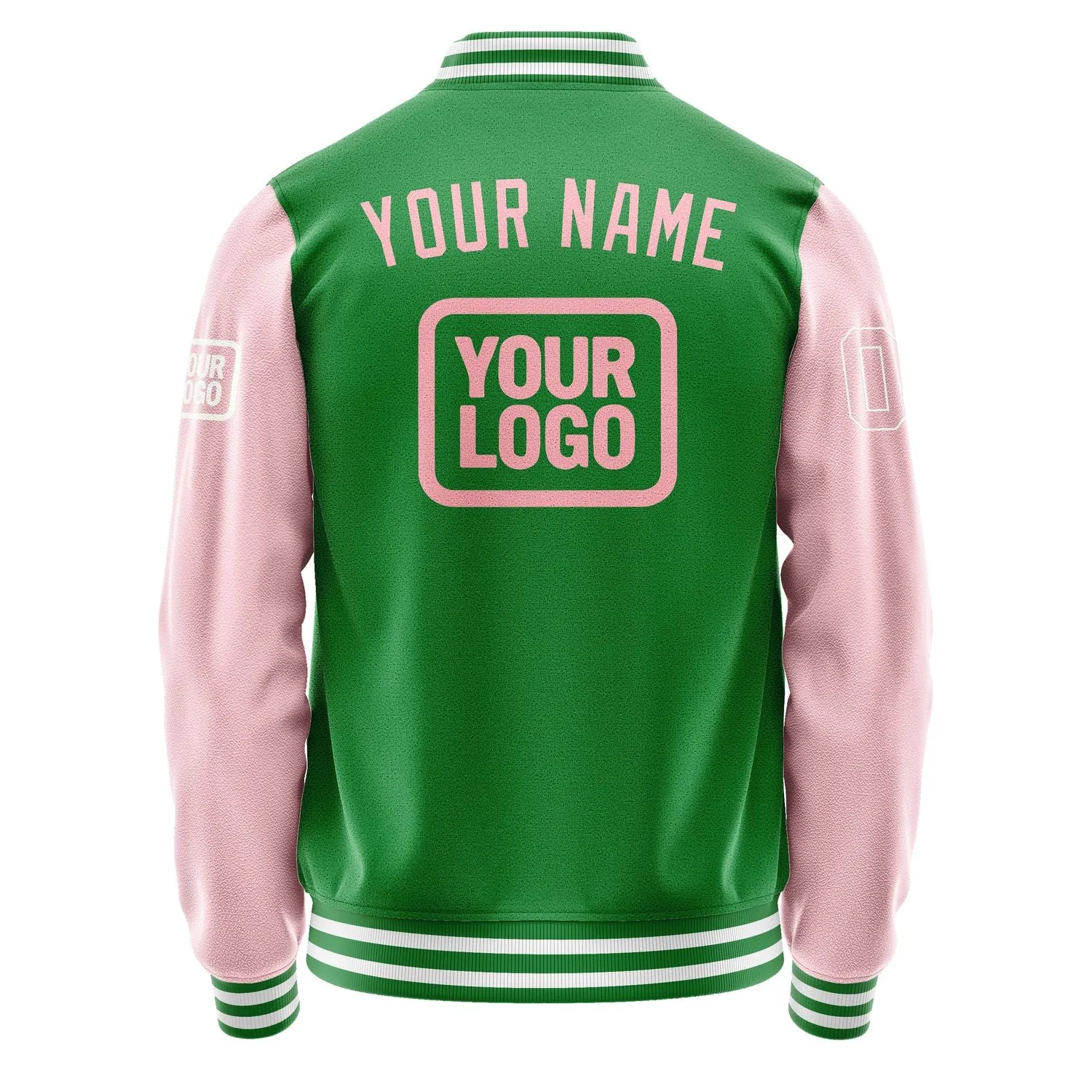 Custom Emerald Green Light Pink Jacket sold by Tailorly product image thumbnail 4