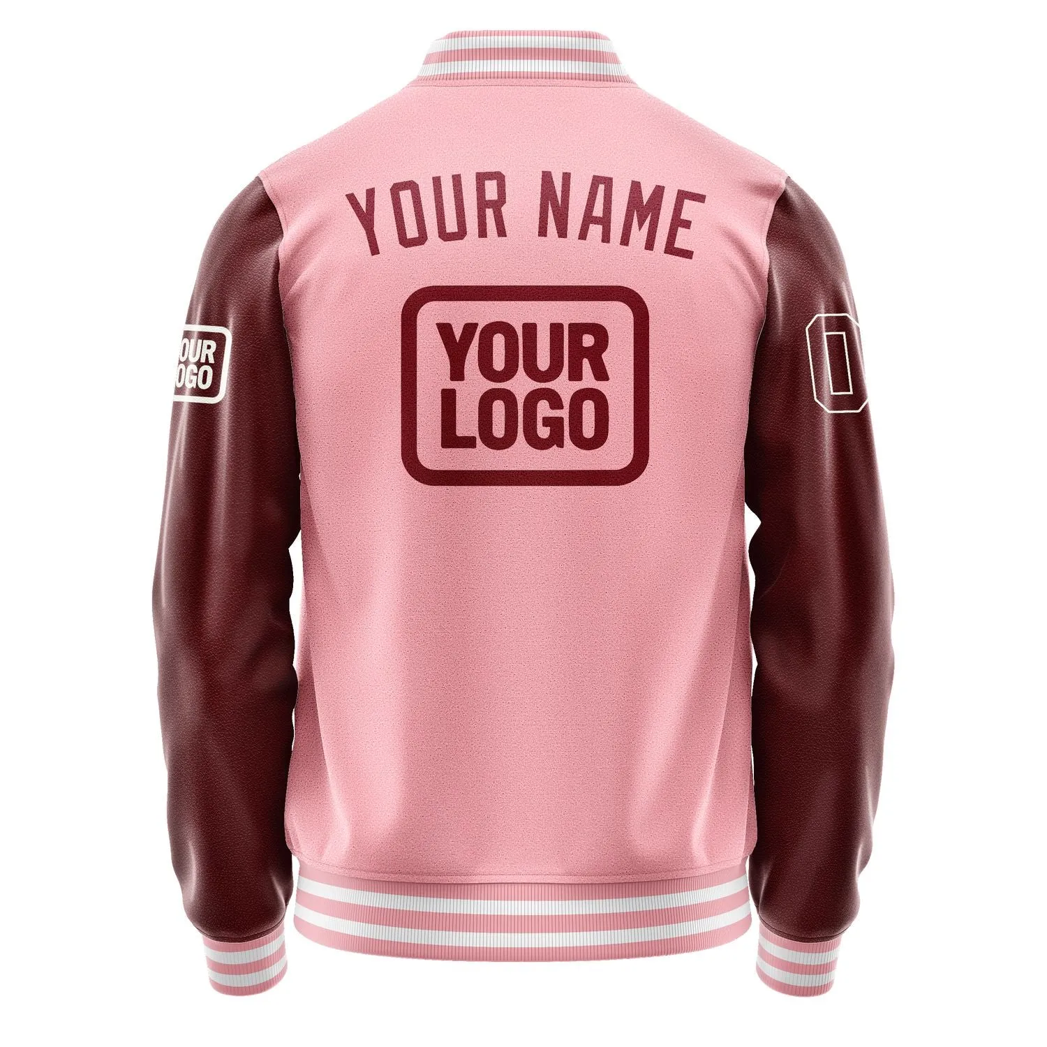 Custom Light Pink Crimson Red Jacket sold by Tailorly product image thumbnail 4