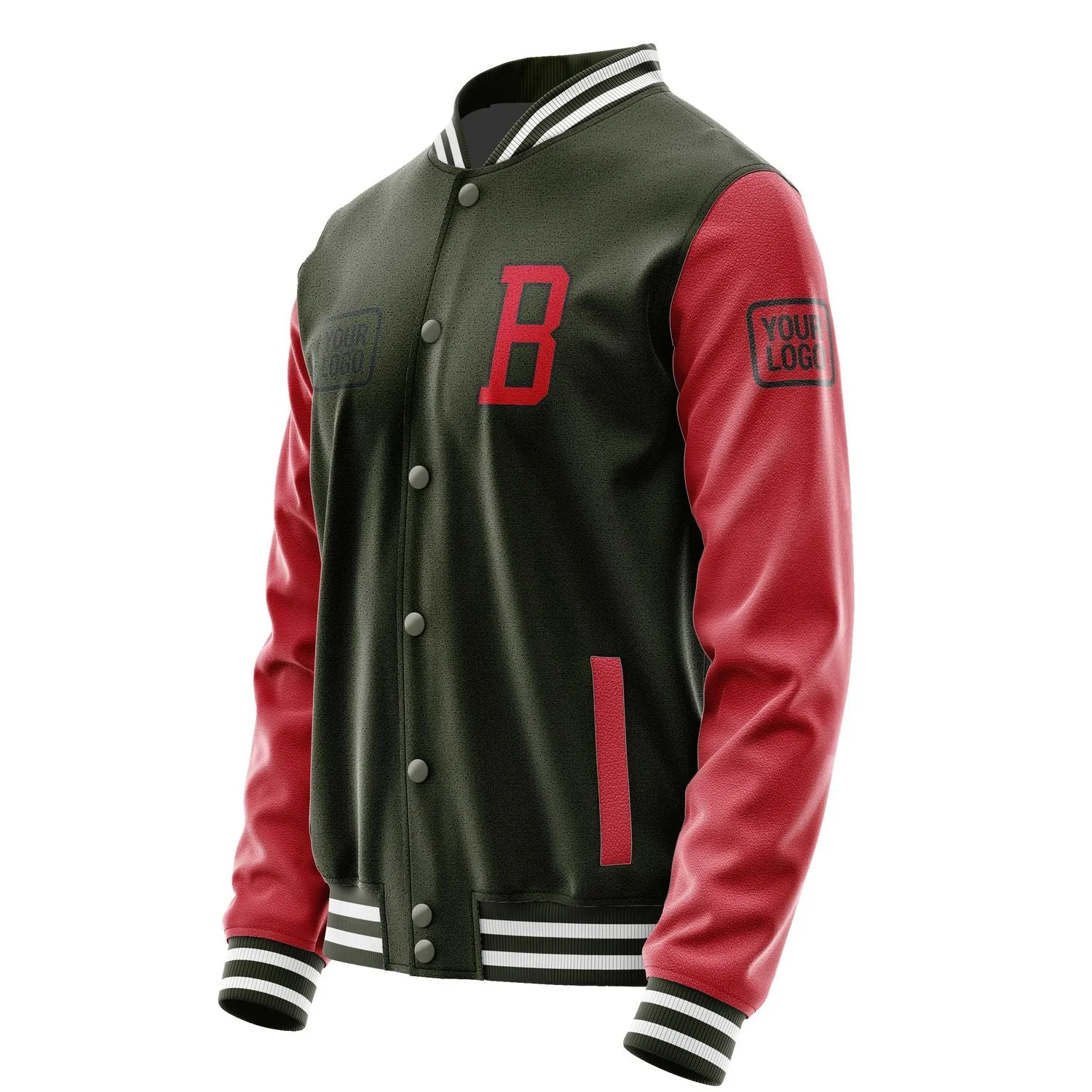 Custom Olive Red Jacket sold by Tailorly product image thumbnail 3