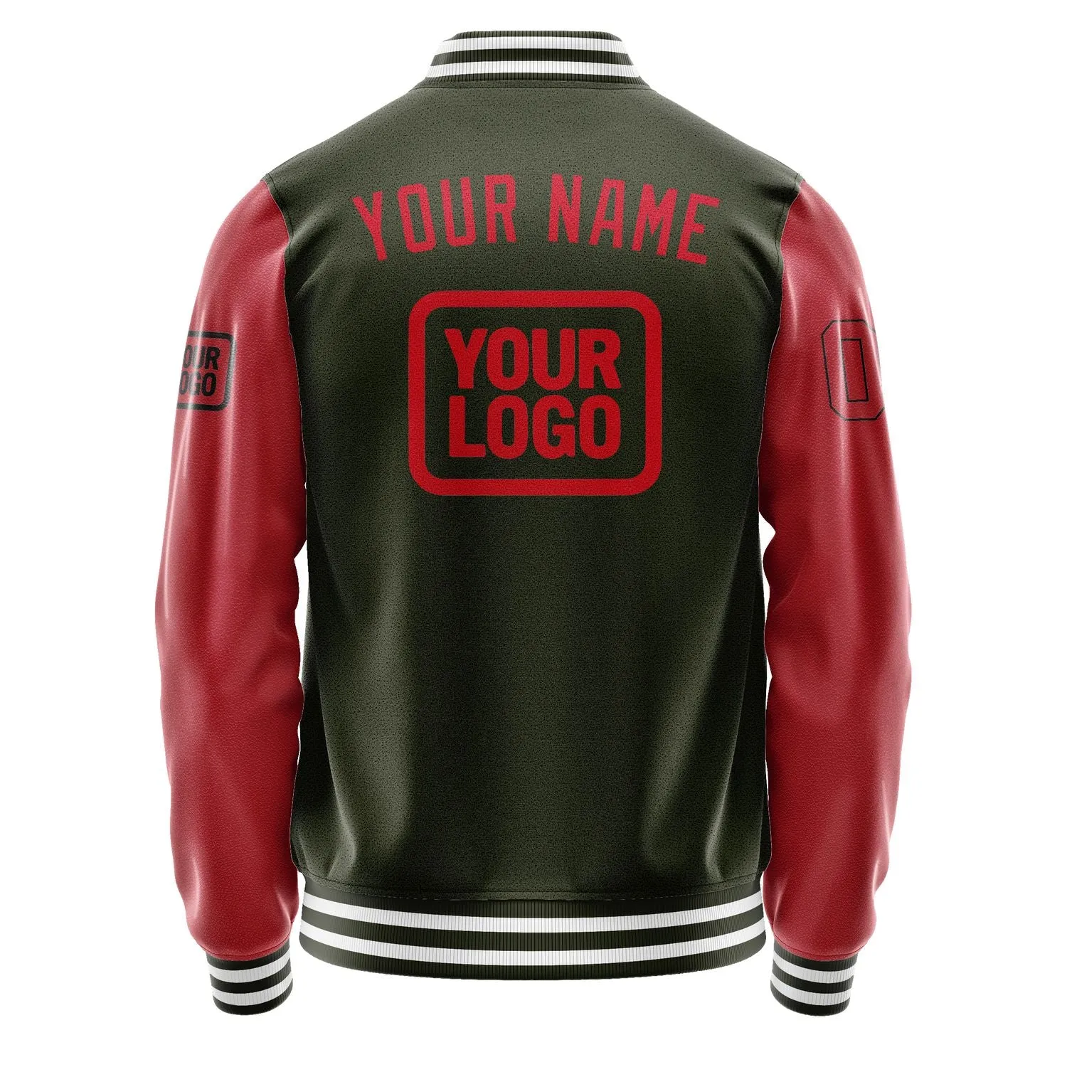 Custom Olive Red Jacket sold by Tailorly product image thumbnail 4