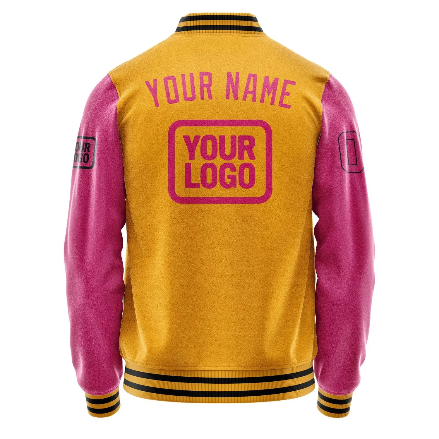 Custom Yellow Pink Jacket sold by Tailorly product image thumbnail 4