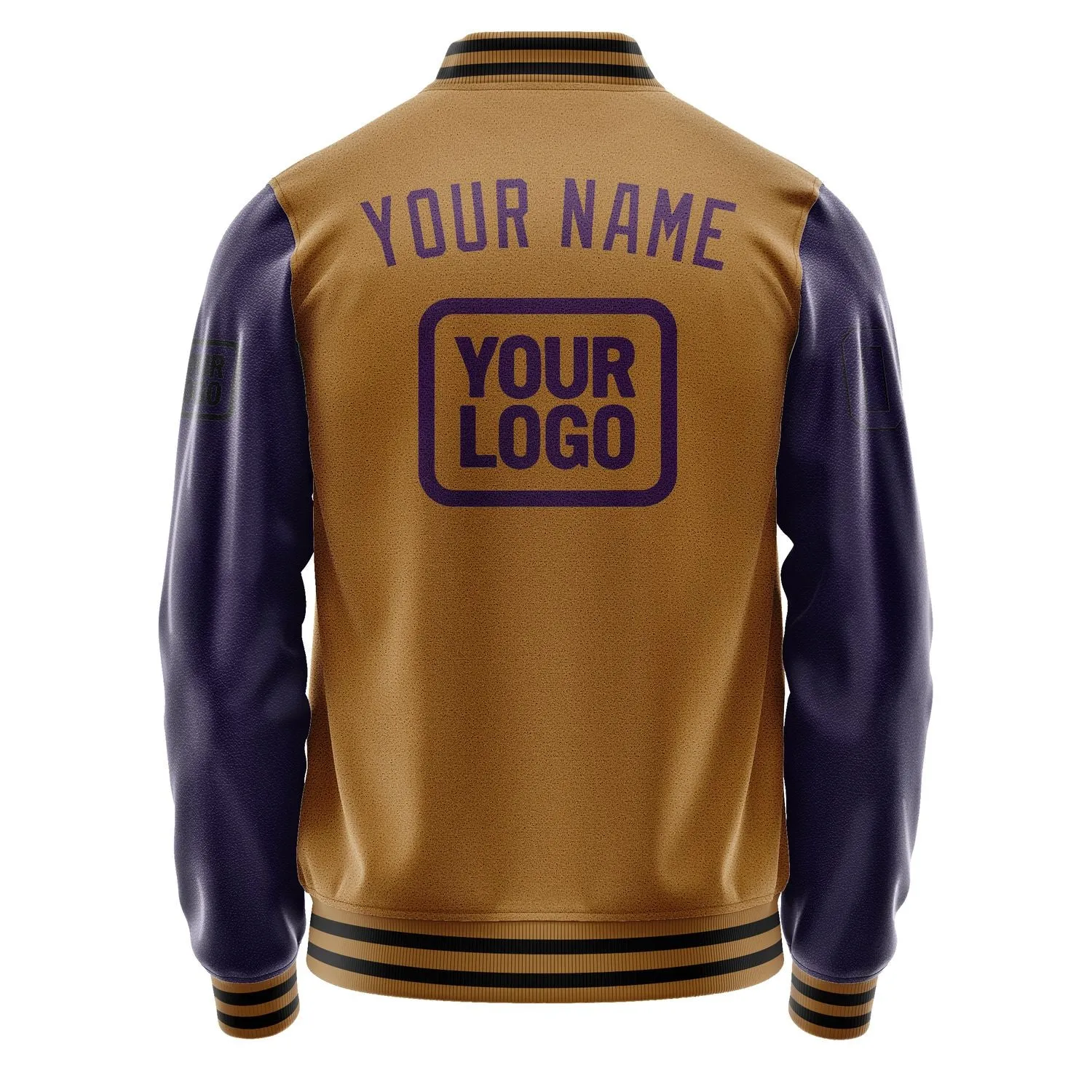 Custom Khaki Purple Jacket sold by Tailorly product image thumbnail 4