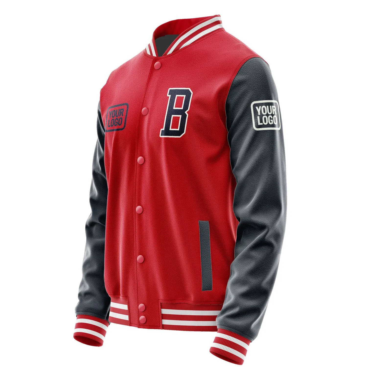 Custom Red Navy Jacket sold by Tailorly product image thumbnail 3
