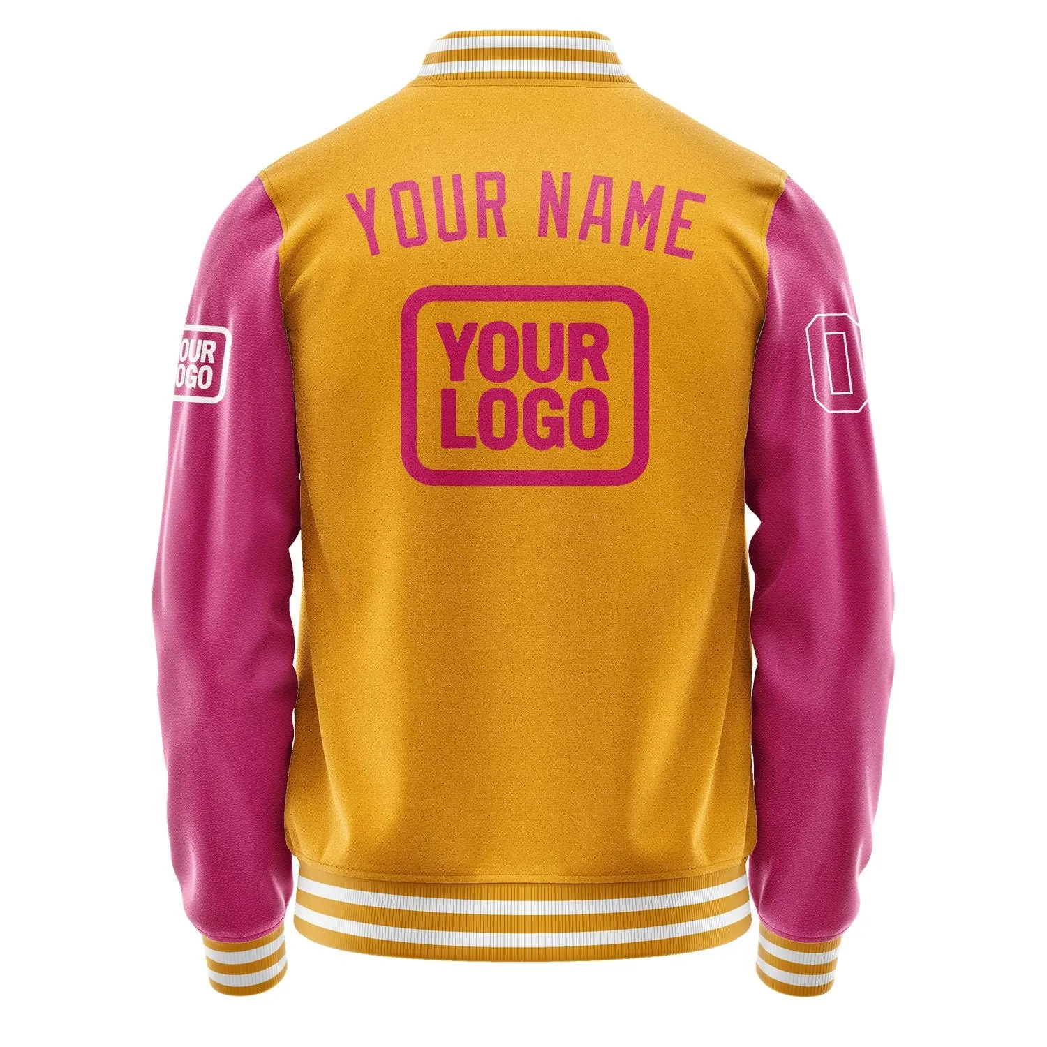 Custom Yellow Pink Jacket sold by Tailorly product image thumbnail 4