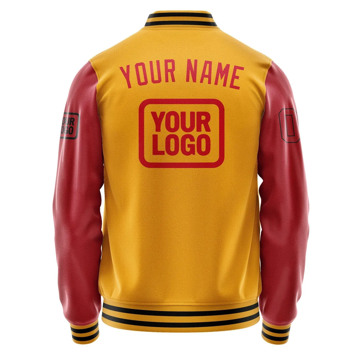 Custom Yellow Red Jacket sold by Tailorly product image thumbnail 4