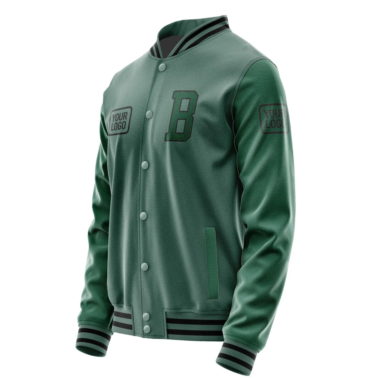 Custom Blue Green Green Jacket sold by Tailorly product image thumbnail 3